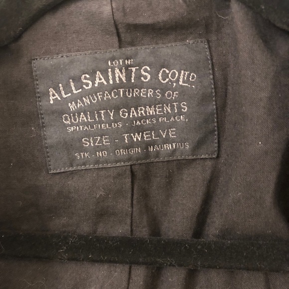 AllSaints Leather Jacket - Picture 3 of 3